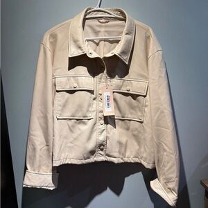 ESQUALO Cream Utility Jacket